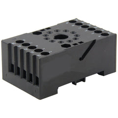 Round 11 pin relay socket din rail (tpdt) 10ff-3z-c3