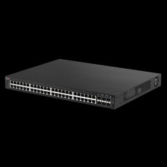 Edimax 54 Port, Web Smart,  48 Gigabit PoE+ Long Range Switch with 6 SFP+ Ports
