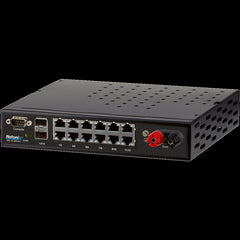 Netonix 12-Port Managed PoE Switch 24V-48V DC PoE + 2SFP Uplink Ports 250W | NTX-WS-12250-DC