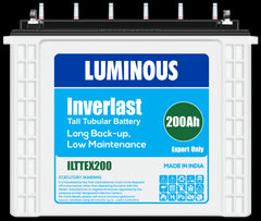 Luminous - Inverlast, 12V - 200Ah Tubular Battery