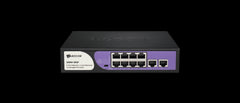 BDCOM 8-Port 100M Unmanaged PoE Switch (8-Port PoE + 2-Port 100M RJ45) 90W PoE Budget