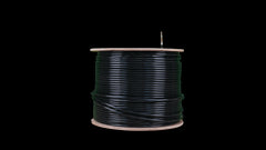 Acconet CAT6 UV Outdoor Ethernet Cable 305m Black Solid Core SF/TP Pull Box | CAT6U-305-SC