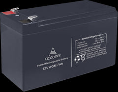 Acconet 12V AGM 7Ah Deep Cycle Battery | AC-BAT-VRLA-12V7AH