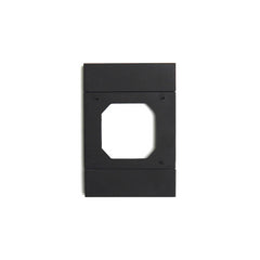 Acconet IoT 4x2 Smart Wall Switch Adapter Plate, Black | AC-IOT-BP-B