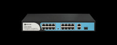 BDCOM 16-Port 100M PoE Switch (16-Port 100M PoE + 1 GE + 1 SFP) 180W PoE Budget