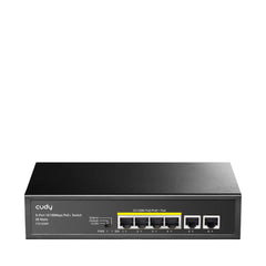 Cudy 6 Port Fast Ethernet, 4 Port PoE 60W Switch | FS1006P