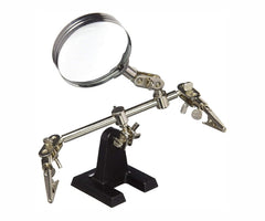 Helping hands with magnifier 60mm x5 16126