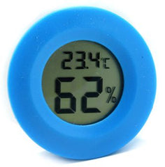 Thermometer / hygrometer, lcd panel mount 170132-blue