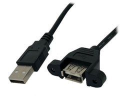 3m usb 2.0 lead p/mnt socket to in-line plug 210699