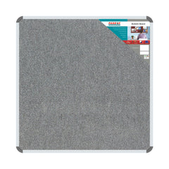 BULLETIN BOARD RIBBED ALUM FRAME 1000*1000MM LAUREL