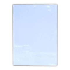PERSPEX POCKET CLEAR / WHITE BACKING A2 PORTRAIT