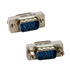 ADAPTOR - MALE FOR 15 PIN FEMALE TO FEMALE VGA