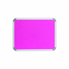 INFO BOARD ALUMINIUM FRAME 600*450MM PINK