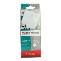 ADAPTOR - HDMI TO VGA WITH AUDIO CONVERTER