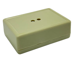 Enclosure plastic/pvc grey 70x50x24 2-hole 20-7