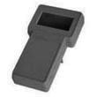 Abs enclosure handheld black 236x120x43 21-22-black w/window