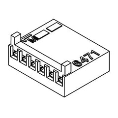 Housing str 14w 2.54 f/lock 22-01-2145