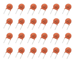 Ceramic capacitor disc npo 22pf 50v p=2.5mm - 1k/bag 22pf50vnpo2.54