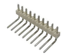 Header sil r/a 10p f/l 2.54mm w2542r-10