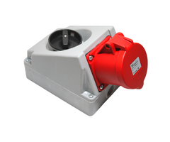 16A 5pin cee switched socket s/p BC1-1656/S-N