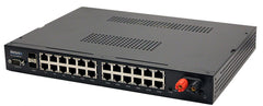 Netonix 24-Port Managed PoE Switch 24V-48V IDC PoE + 2SFP Uplink Ports 400W | NTX-WS-26400-IDC