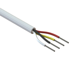 4c tel/com white flex cable - debulk h444c22-wh