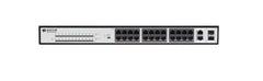 BDCOM 24-Port 10/100 370W POE switch, 24 POE ports, 2 x 1000Mbps Combo ports