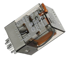 Relay dpdt 10a 24vac round 8pins 60.12.8.024.0040