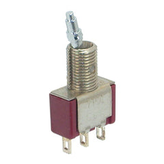 Mini toggle switch spdt on-on solder 7101l40yzq