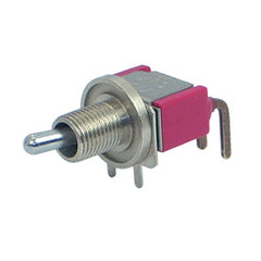 Mini toggle switch spdt r/a on-on pcb 7101mcwaqe