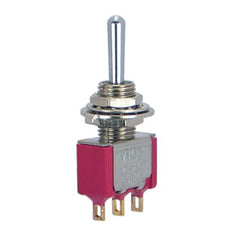 Mini toggle switch spdt on-off-on sol red 7103syzge