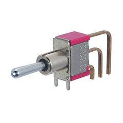 Mini toggle switch spdt r/a (on)-off-(on) pcb 7105sd9av2qe