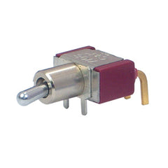 Mini toggle switch spdt on-mom r/a pcb 7108md9abe
