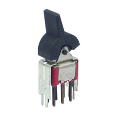 Rocker switch mini dpdt (paddle) on-on pcb 7201j2v4q-2