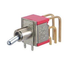 Mini r/a toggle switch dpdt on-on pcb 7201md9av2be