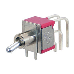 Mini toggle switch dpdt r/a on-on pcb 7201md9av2qe