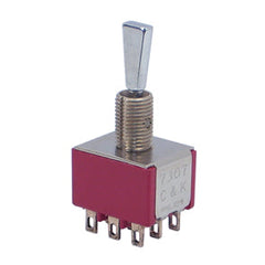 Mini toggle switch 3pdt on-mom sol 7307p3yzq