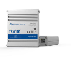 Teltonika 5-Port Gigabit Automotive PoE+ Switch | TSW101