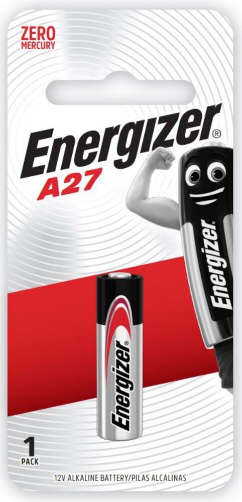 ENERGIZER 12V ALKALINE BATTERY 1 PACK: A27 (MOQ12)