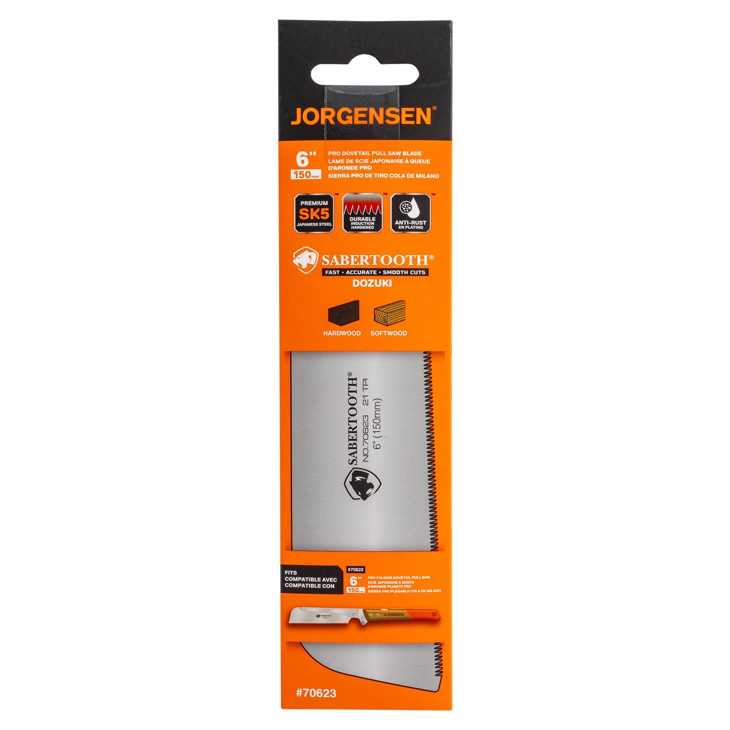 JORGENSEN 150MM DOVETAIL PULL SAW BLADE