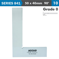 FLAT EDGE SQUARE 90 DEG. GRADE 0 50X40MM