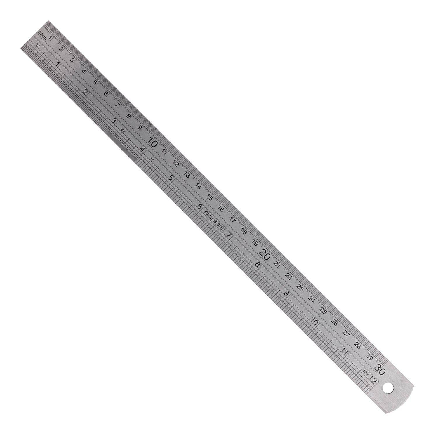 RULER 300MM S/STEEL 0.11MM ACC 0.5MM GRAD.