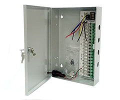 Metal enclosure for cctv 18w no-psu grey lockable 1-key hole af-145-18a