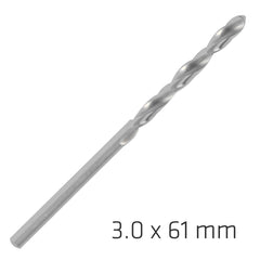 ALPEN PRO HSS 3MM DRILL DIN 338 RN 135 SPLIT POINT PLASTIC WALLET (1