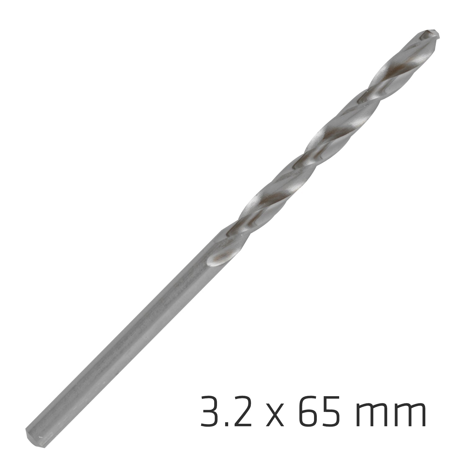 ALPEN PRO HSS 3.2MM DRILL DIN 338 RN 135 SPLIT POINT PLASTIC WALLET (