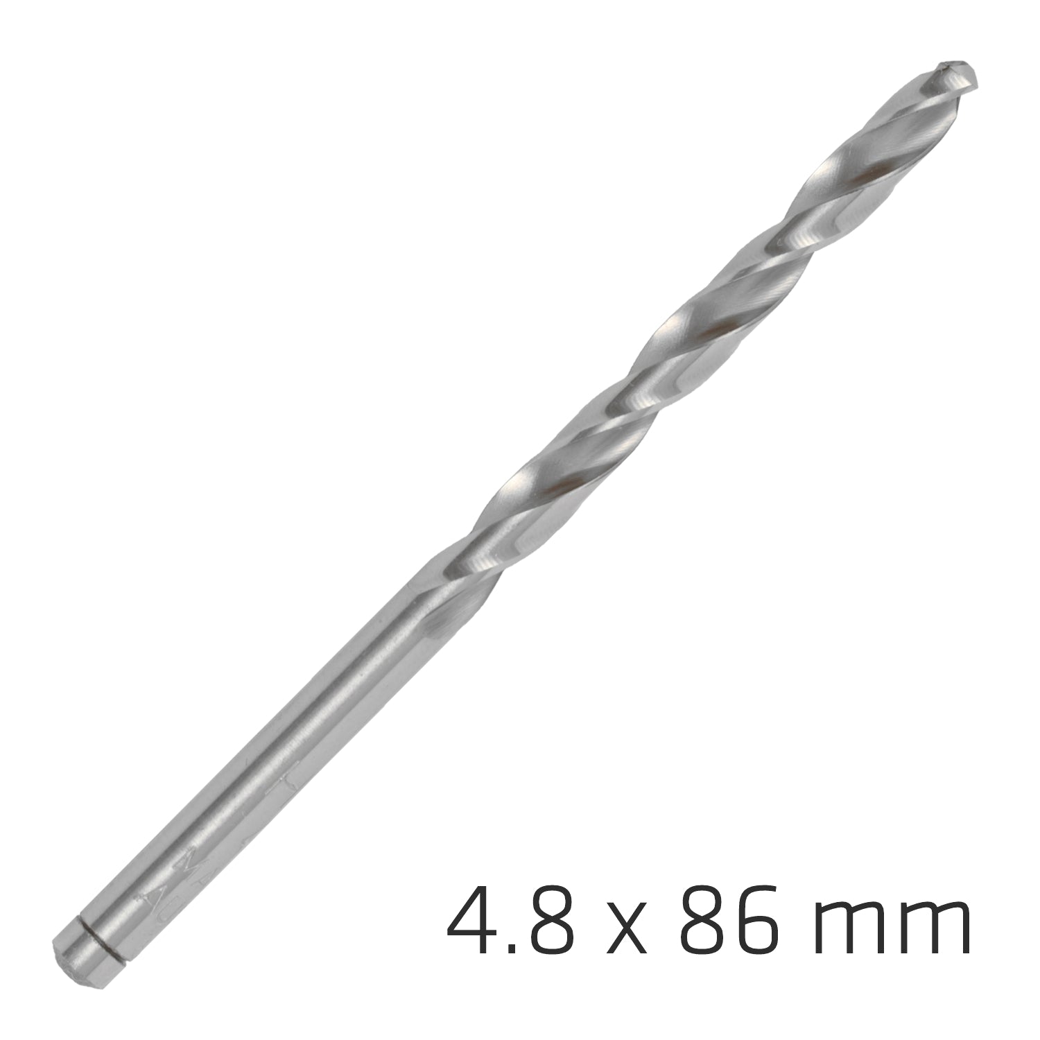 ALPEN PRO HSS 4.8MM DRILL DIN 338 RN 135 SPLIT POINT PLASTIC WALLET (