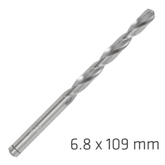 ALPEN PRO HSS 6.8MM DRILL DIN 338 RN 135 SPLIT POINT PLASTIC WALLET