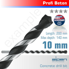 CONCRETE 10.0 X 200MM PROFI BETON DRILL BIT MASONRY