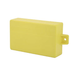 Abs enclosure molded yellow 98x58 mounting tags ap-888 yellow