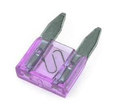 Fuse automotive mini-blade 3a 32v violet ast3